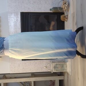 Bella Dahl Bias Print Midi Skirt Size M